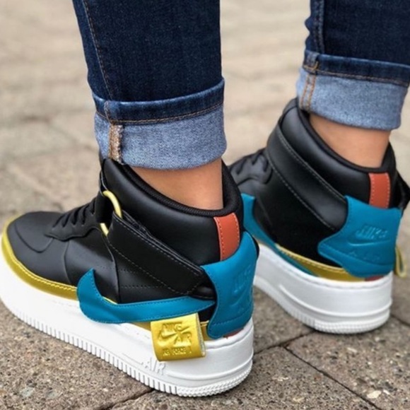 Nike AF1 Jester High Top CX Black Leather W | Women’s Size 6.5 - Picture 2 of 9